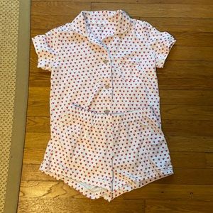 Roller Rabbit Heart PJs - Size Small